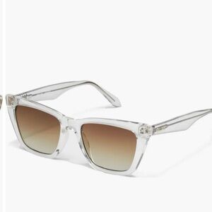 New QUAY Call The Shots 54mm Gradient Cat Eye Sunglasses